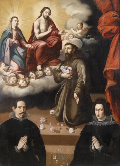 The Madonna with Child Appearing to Saint Francis of Assisi by Juan del Castillo